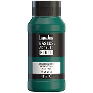 BASICS ACRYLIC FLUID TUBE 118ML - 404 PHTHALOCYANINE GREEN
