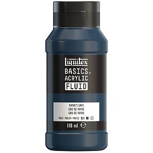 BASICS ACRYLIC FLUID TUBE 118ML - 415 PAYNES GREY