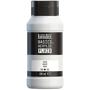 BASICS ACRYLIC FLUID TUBE 118ML - 420 SILVER