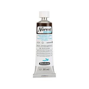 NORMA BLUE WATERMIXABLE OILPAINT TUBE 35ML S1 - 624 NATURAL BURNT UMBER