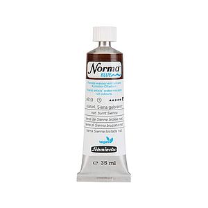 NORMA BLUE WATERMIXABLE OILPAINT TUBE 35ML S1 - 610 NATURAL BURNT SIENNA