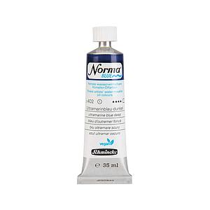 NORMA BLUE WATERMIXABLE OILPAINT 35ML S1 - 402 ULTRAMARINE BLUE DEEP