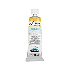 NORMA BLUE WATERMIXABLE OILPAINT TUBE 35ML S2 - 226 NAPLES YELLOW LIGHT