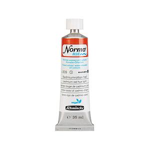 NORMA BLUE WATERMIXABLE OILPAINT TUBE 35ML S3 - 237 CADMIUM RED HUE LIGHT