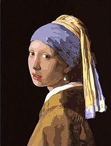 PAINT BY NUMBERS 40x50CM - VERMEER GIRL WITH THE PEARL