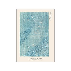 YATSUO NO TSUBAKI - WOODBLOCK PRINT 1 - 50X70CM