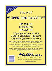 STA-WET SUPER PRO SPONGE 3ST - 25.4x36.8CM