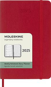 AG25 MSK 12M POCKET WEEK&NOTITIES SOFT ROOD