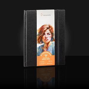 WATERCOLOUR BOOK 100% COTTON DECKLE EDGE PORTRET 250G 60VEL 15.3x20.3CM