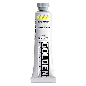 ACRYL HEAVY BODY TUBE 59ML - 1375 TITANATE YELLOW