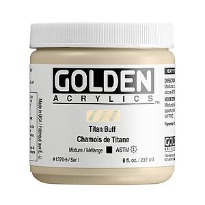 ACRYL HEAVY BODY POT 237ML - 1370 TITAN BUFF