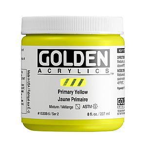 ACRYL HEAVY BODY POT 237ML - 1530 PRIMARY YELLOW