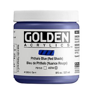 ACRYL HEAVY BODY POT 237ML - 1260 PHTHALO BLUE RS