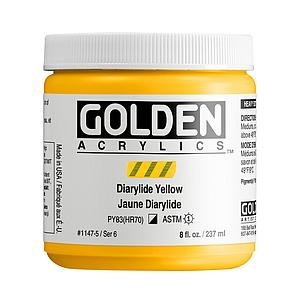 ACRYL HEAVY BODY POT 237ML - 1147 DIARYLIDE YELLOW