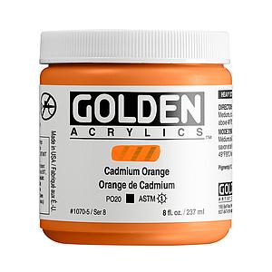 ACRYL HEAVY BODY POT 237ML - 1070 CADMIUM ORANGE
