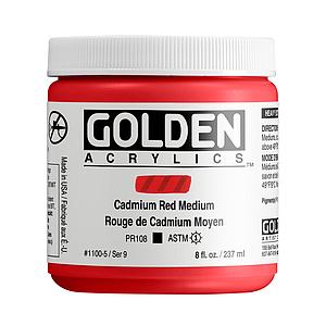 ACRYL HEAVY BODY POT 237ML - 1100 CADMIUM RED MEDIUM