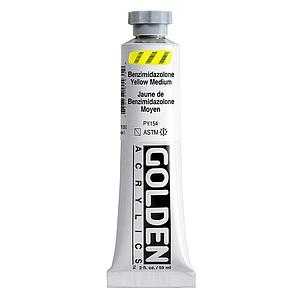 ACRYL HEAVY BODY TUBE 59ML - 1008 BENZIMIDAZOLONE YELLOW MEDIUM