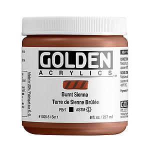 ACRYL HEAVY BODY POT 237ML - 1020 BURNT SIENNA
