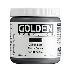 ACRYL HEAVY BODY POT 237ML - 1040 CARBON BLACK
