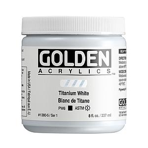 ACRYL HEAVY BODY POT 237ML - 1380 TITANIUM WHITE
