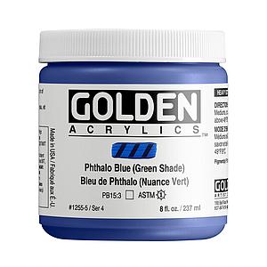 ACRYL HEAVY BODY POT 237ML - 1255 PHTHALO BLUE GS