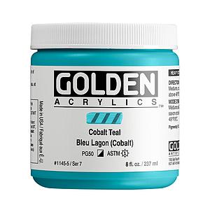 ACRYL HEAVY BODY POT 237ML - 1145 COBAL TEAL