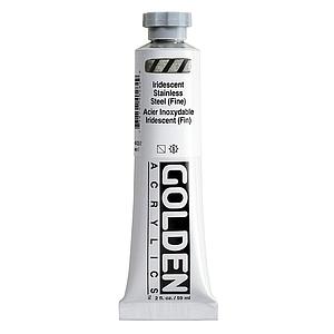 ACRYL HEAVY BODY TUBE 59ML - 4028 IREDESCENT STAINLESS STEEL (FINE)