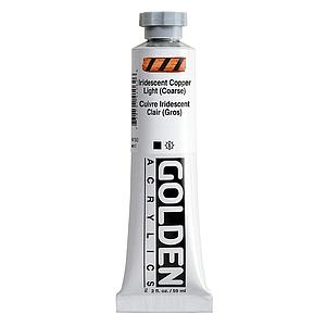 ACRYL HEAVY BODY TUBE 59ML - 4106 IRIDESCENT COPPER LIGHT (COARSE)