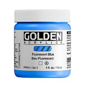 ACRYL HEAVY BODY POT 118ML - 4605 FLUORESCENT BLUE