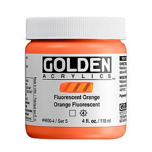 ACRYL HEAVY BODY POT 118ML - 4630 FLUORESCENT ORANGE