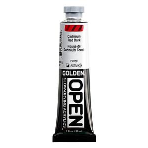 ACRYL OPEN TUBE 59ML - 7080 CADMIUM RED DARK